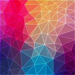 炫彩几何三角菱形绚丽立体褶皱折纸背景高清图片