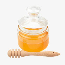 营养蜂蜜罐素材