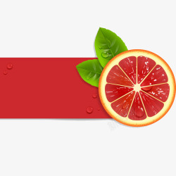 红色横条红色横条与水果片高清图片