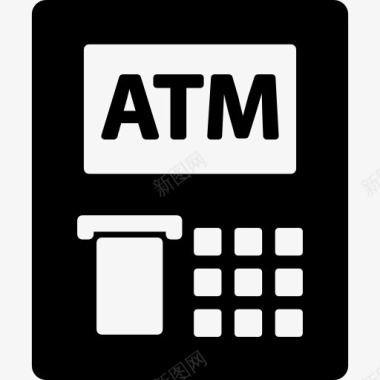 自动ATM图标图标