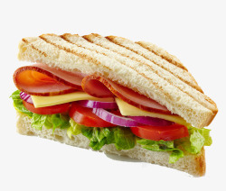 西餐快餐西餐三明治高清图片