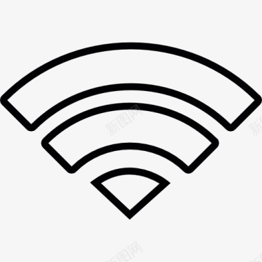 WiFi无线连接图标图标