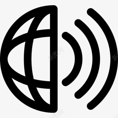 无线信号无线技术图标图标