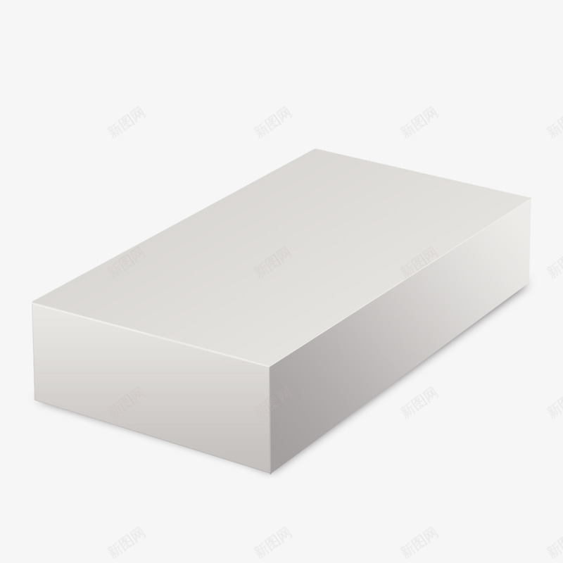 空白的长方形纸盒包装psd_88icon https://88icon.com 包装 效果 盒子 空白 长方形