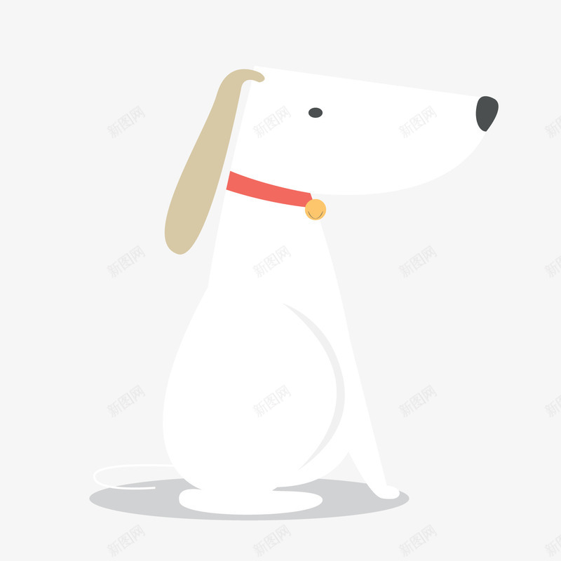白色宠物小狗png免抠素材_88icon https://88icon.com 卡通动物 宠物狗 白色小狗 背景装饰