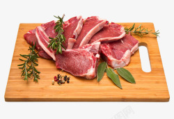 生食红色新鲜羊羔肉高清图片