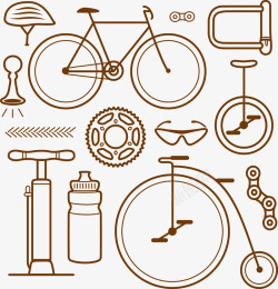 自行车配件自行车零配件高清图片
