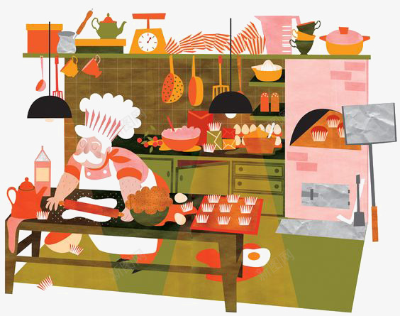 做菜png免抠素材_88icon https://88icon.com 做菜 厨师 小店 插画 烹饪 菜品研发