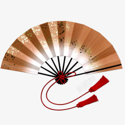 中国风折扇扇子素材