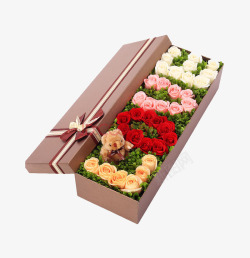 玫瑰包装礼盒素材