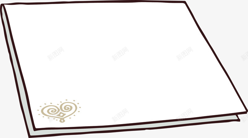 白色简约爱心图案纸张png免抠素材_88icon https://88icon.com 免抠PNG 文艺 清新 爱心图案 白色 简约 纸张 边框纹理