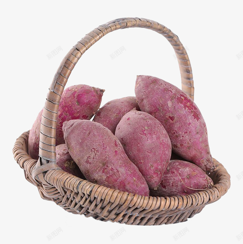 食材紫色红薯png免抠素材_88icon https://88icon.com 箩筐 紫薯 餐饮文化 餐饮食物