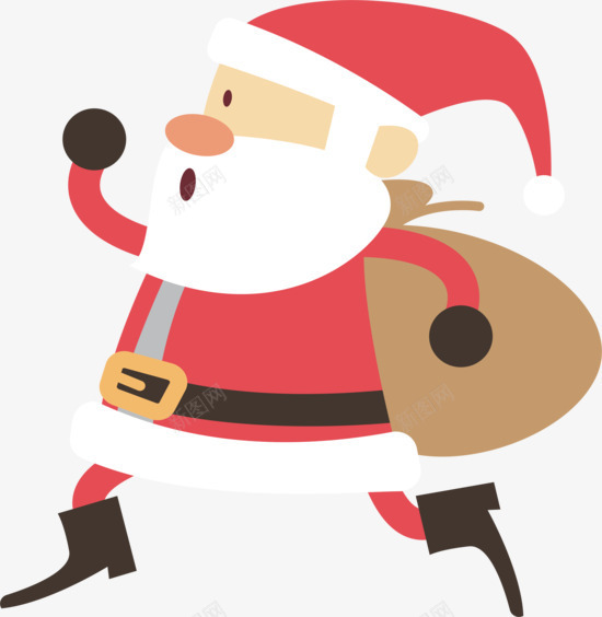 手绘背着礼物包的圣诞老人png免抠素材_88icon https://88icon.com 卡通人物 圣诞老人 圣诞节 手绘圣诞老人 礼物包