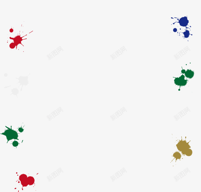 喷绘蓝色png免抠素材_88icon https://88icon.com 色块