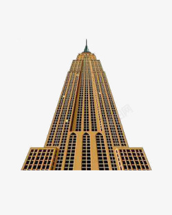 纽约帝国大厦透明素材