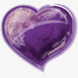 赫兹紫罗兰色的心Valenti素材