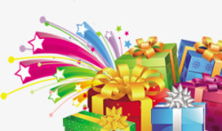 新年礼包狂欢送素材