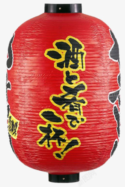 红色日本灯笼素材