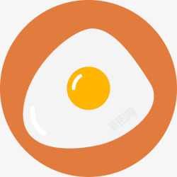 营养早餐鸡蛋鸡蛋图标高清图片