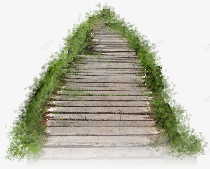 木板桥png免抠素材_88icon https://88icon.com 木板 桥 绿草