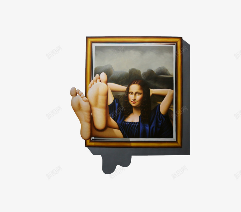 3D名人画png免抠素材_88icon https://88icon.com 名人 画 蒙娜丽莎