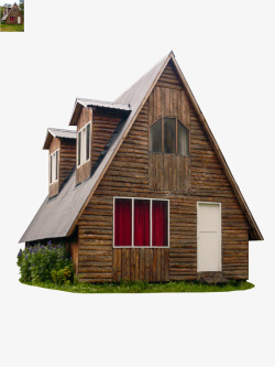 木质房子别墅高清图片