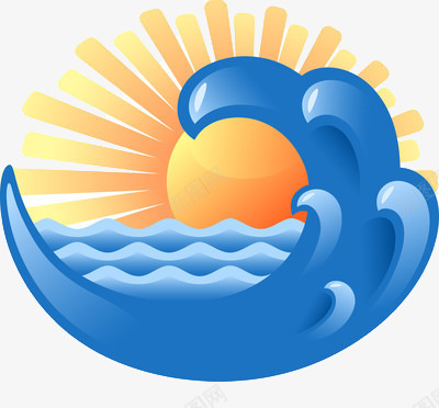 海上生明日png免抠素材_88icon https://88icon.com 太阳 浪花 海水