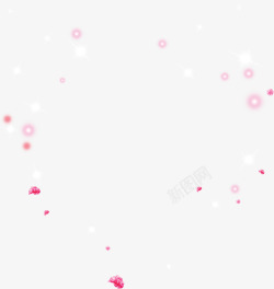 粉色卡通气泡梦幻素材