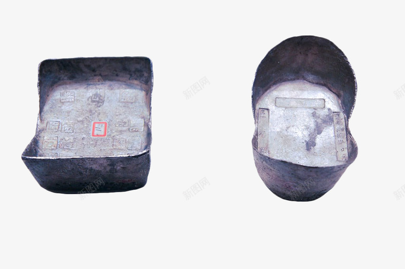 古代银锭银元宝png免抠素材_88icon https://88icon.com 出土文物 古代 银元宝 银块 银锭