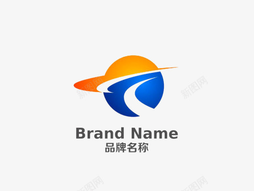 创意鱼logo网络科技logo创意图标图标