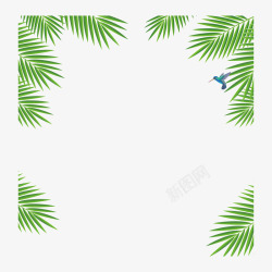 椰树椰子椰子矢量图高清图片