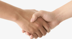 合作握手黑色合作握手企业手势高清图片