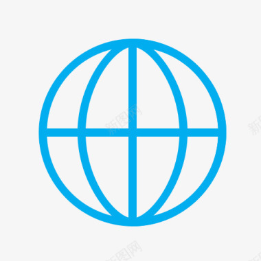 地球全球互联网地图网络行星世界图标图标