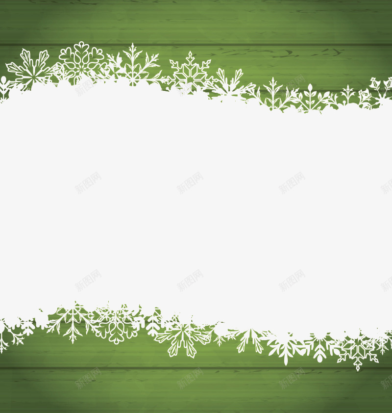 绿色创意木板背景png免抠素材_88icon https://88icon.com 创意设计 木板 树叶 海报设计 绿色 装饰 雪花