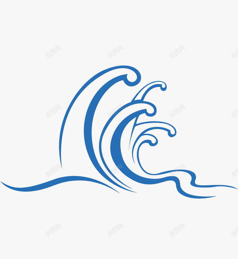 海浪png免抠素材_88icon https://88icon.com 剪影 扁平 浪花 海浪