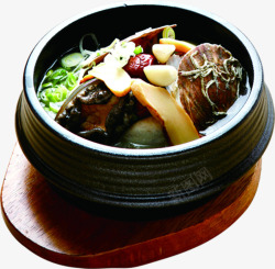 韩式海鲜汤品环境素材