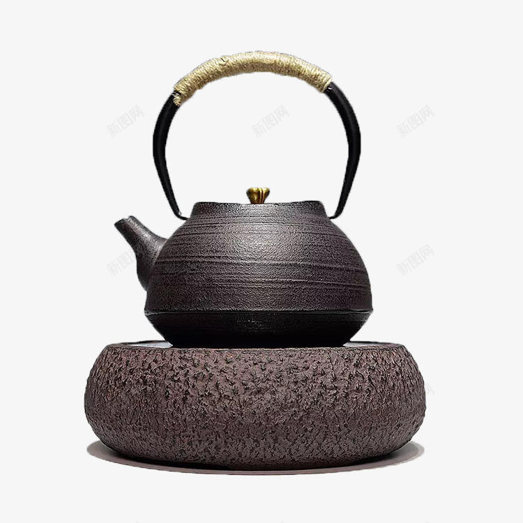 电陶茶炉png免抠素材_88icon https://88icon.com 产品实物 电磁炉 电陶炉 茶壶 茶炉