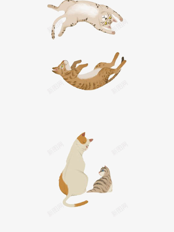 猫png免抠素材_88icon https://88icon.com 动物 卡通 可爱 宠物 手绘 插画 文艺 清新 猫