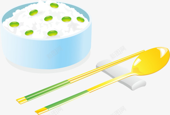 夹筷子米饭筷子图标图标