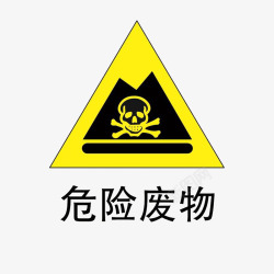 化学品危险标志危险废物废物标志高清图片