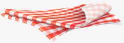 格子条纹红色格子桌布高清图片