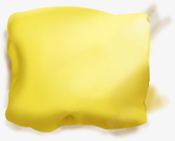 黄色芒果食物蛋糕手绘素材