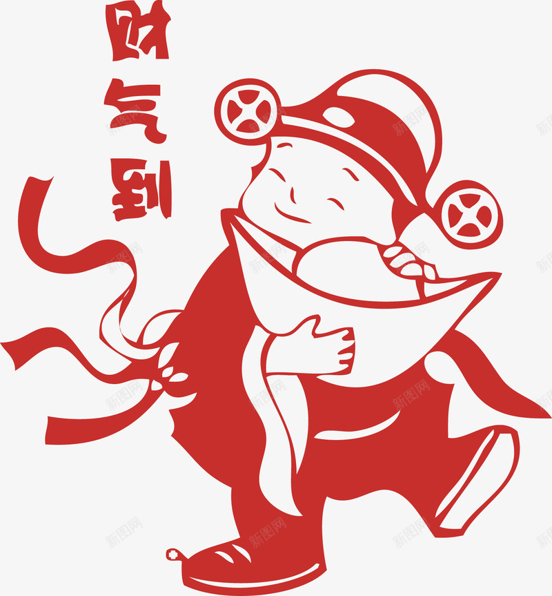 新年财神爷财气到金元宝png免抠素材_88icon https://88icon.com 元宝 新年 新年素材财神爷财气到金元宝矢量 财神爷