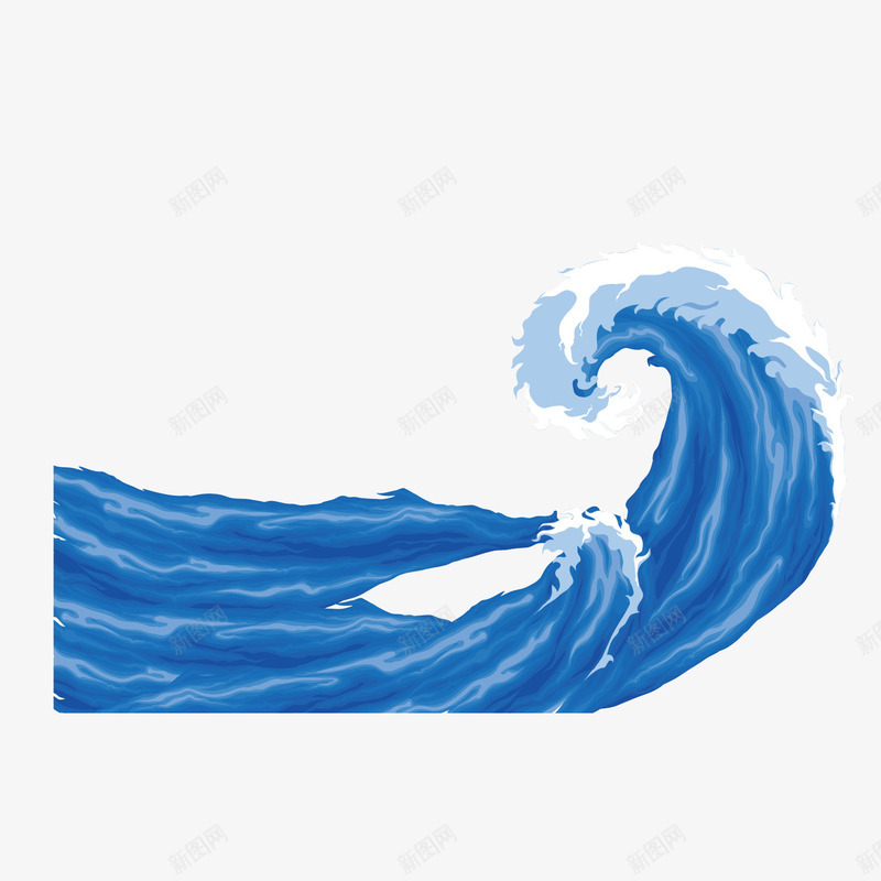 卡通手绘海浪潮水浪花png免抠素材_88icon https://88icon.com 卡通 手绘 浪花 海浪 潮水