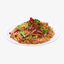 美味熟菜产品实物食物炒米线高清图片