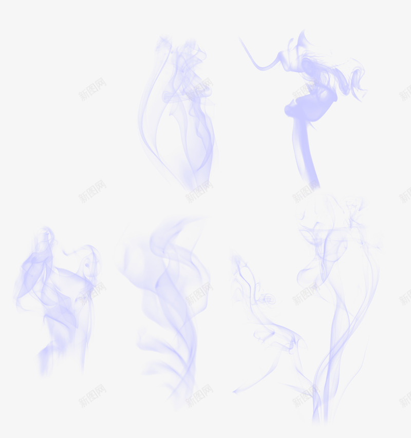 灰色烟雾psd免抠素材_88icon https://88icon.com 新图网 水汽 烟雾 透气 雾气