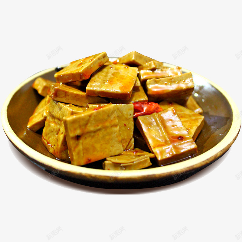 重庆小吃卤豆干摄影png免抠素材_88icon https://88icon.com 产品实物 卤味熟食 卤豆干 卤豆腐 美食摄影 豆干 重庆小吃 香辣零食 麻辣豆腐干