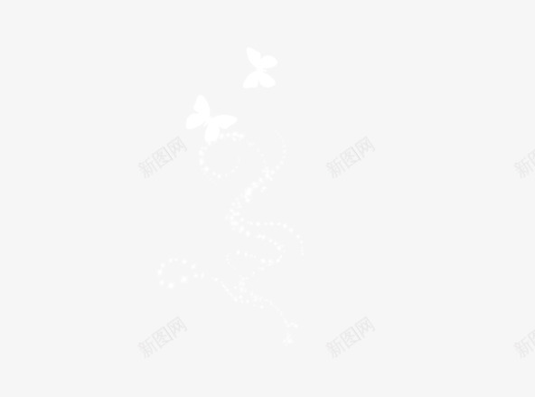 炫光透明蝴蝶藤蔓png免抠素材_88icon https://88icon.com 炫光 白色 藤蔓 蝴蝶