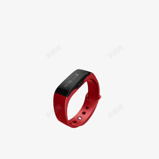黑与红红色手表时间一个的png免抠素材_88icon https://88icon.com 免费素材 抠图 跑步的 运动手环