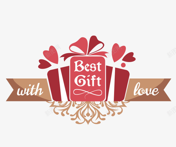 礼品盒psd免抠素材_88icon https://88icon.com best gift 卡通素材 婚庆素材 爱心 礼品盒 红色 结婚素材 英文字母